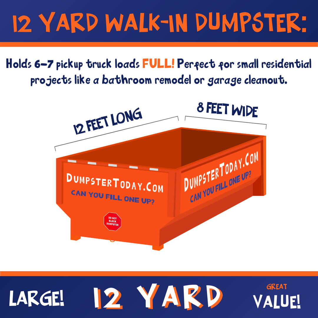 Dumpster-Rental-Brevard-12-Yard Dumpster