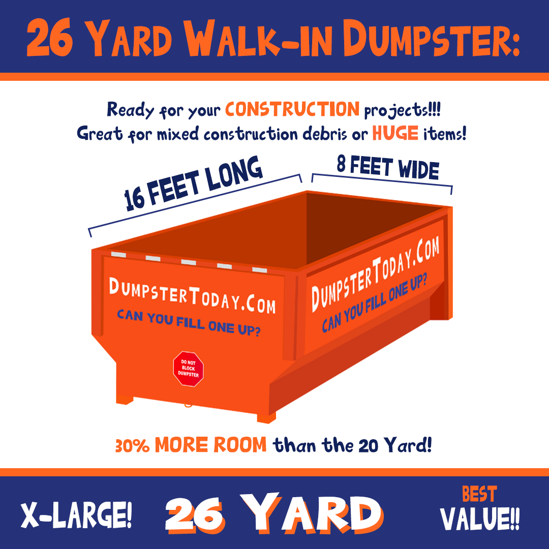 26 Yard Dumpster-Rental-Cincinnati