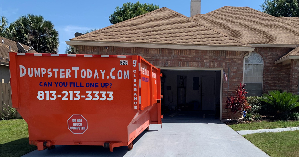 Dumpster Rental Tampa, FL Dumpster Today